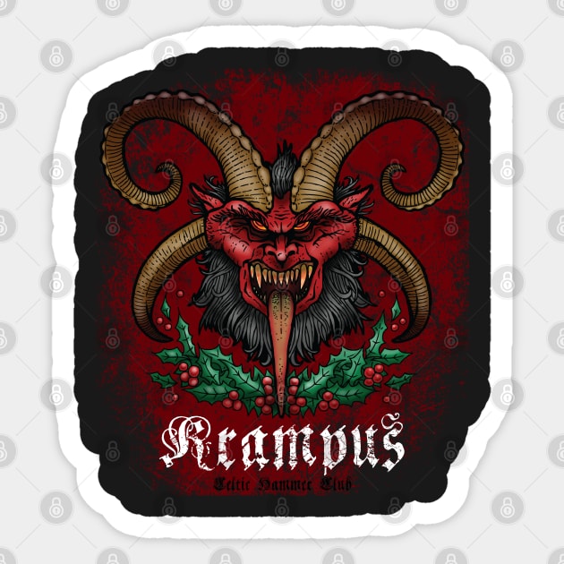 Krampus Sticker by celtichammerclub